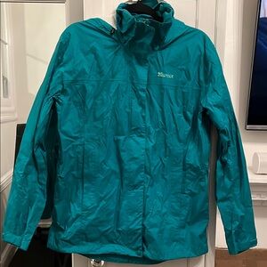 Marmot Teal Rain Jacket women’s size large